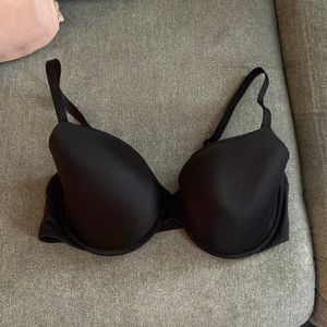 Calvin Klein Black Lightly Lined Bra 38D Black